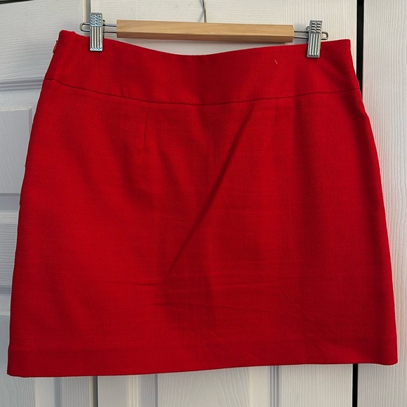 LOFT Dresses & Skirts - Loft red mini skirt. Size 8